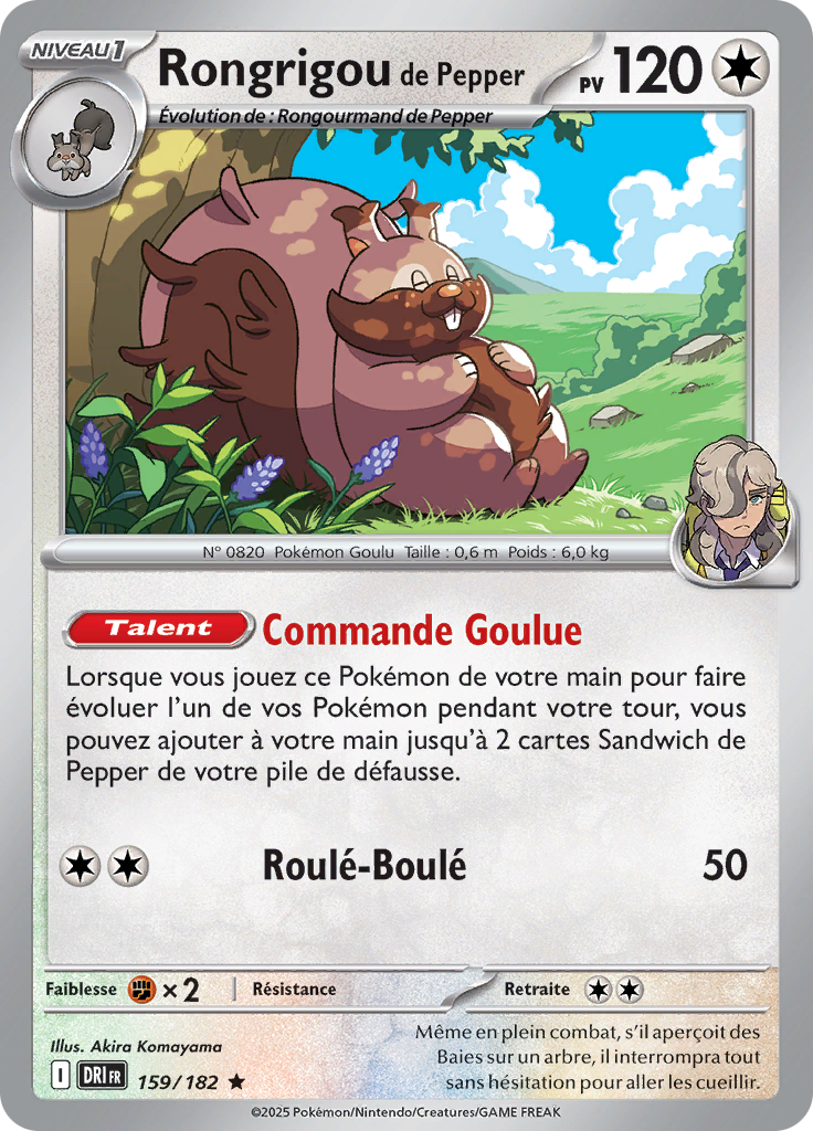 Rongrigou de Pepper (Reverse Holo)