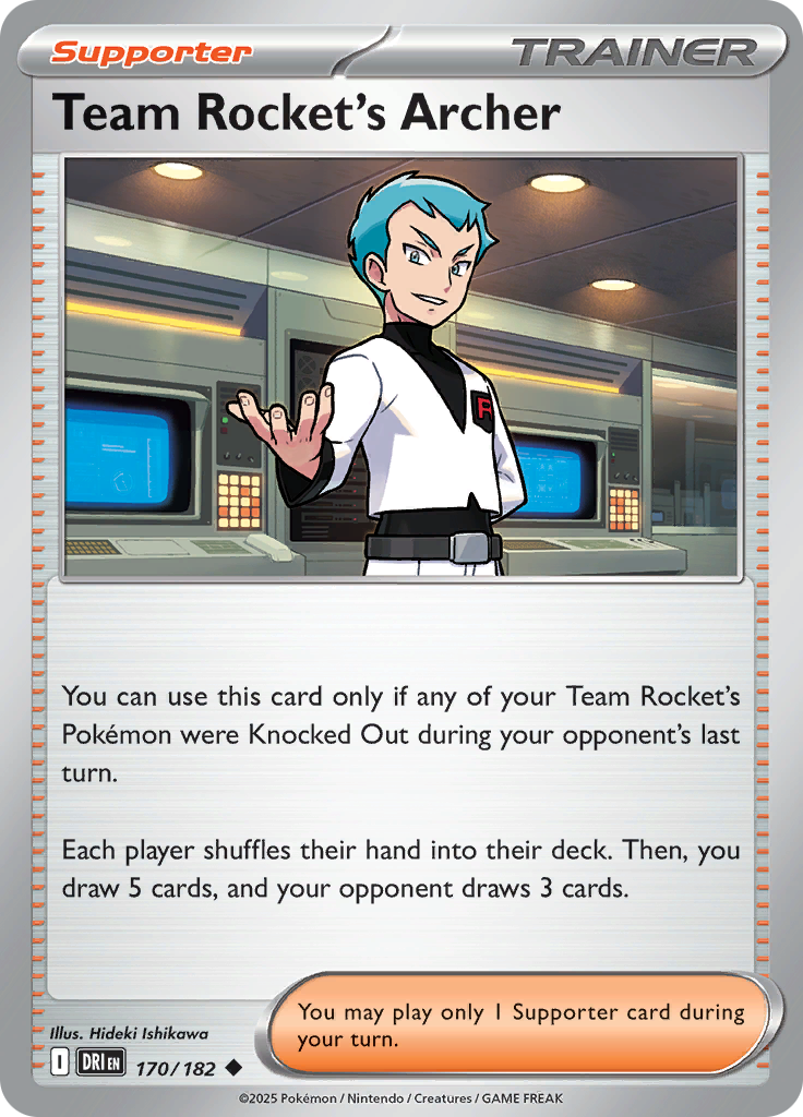 Team Rocket's Archer (Reverse Holo)