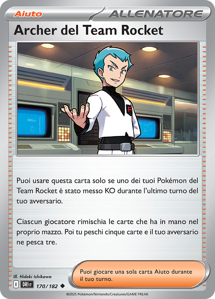 Archer del Team Rocket (Reverse Holo)