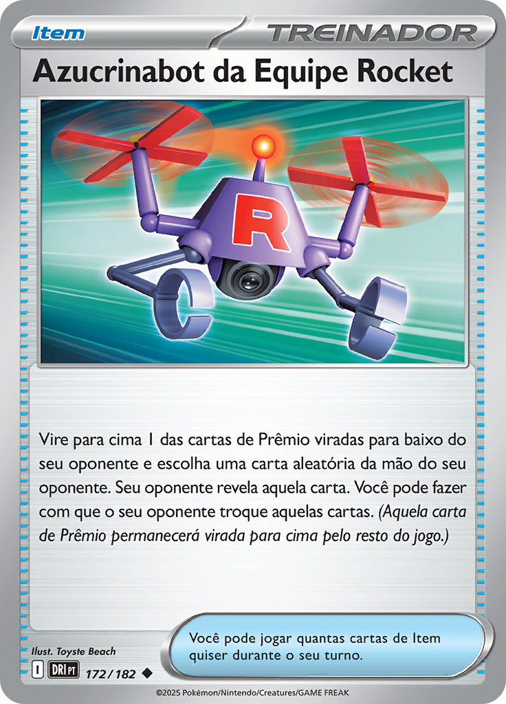 Azucrinabot da Equipe Rocket (Reverse Holo)