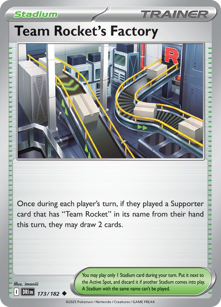 Team Rocket's Factory (Reverse Holo)