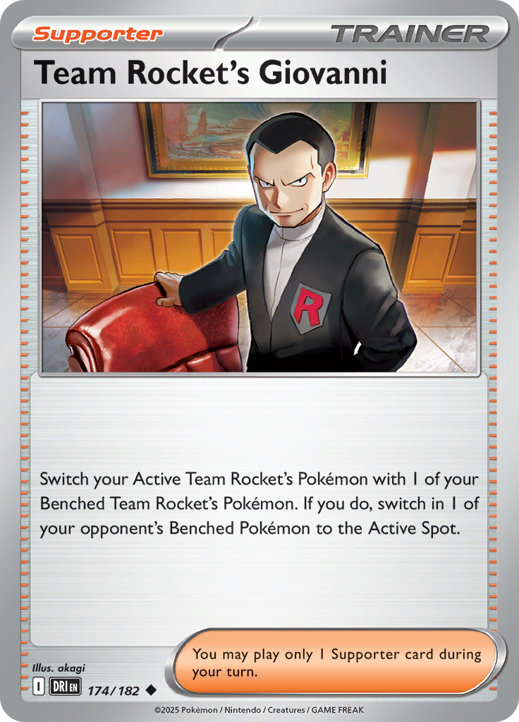 Team Rocket's Giovanni (Reverse Holo)
