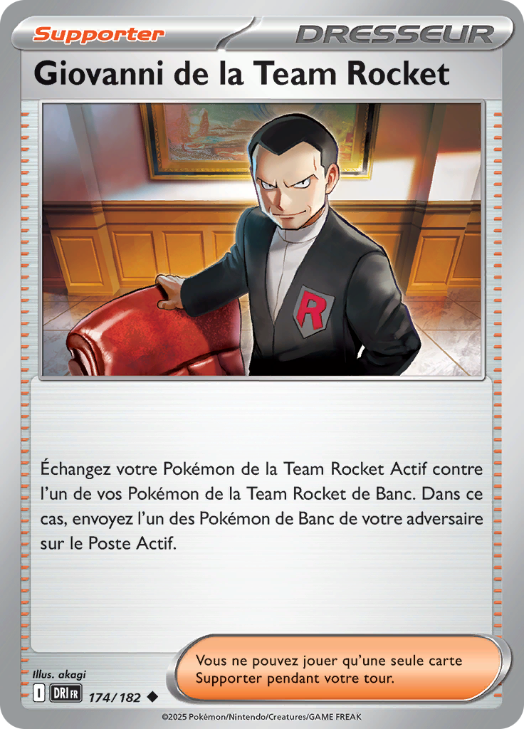Giovanni de la Team Rocket (Reverse Holo)