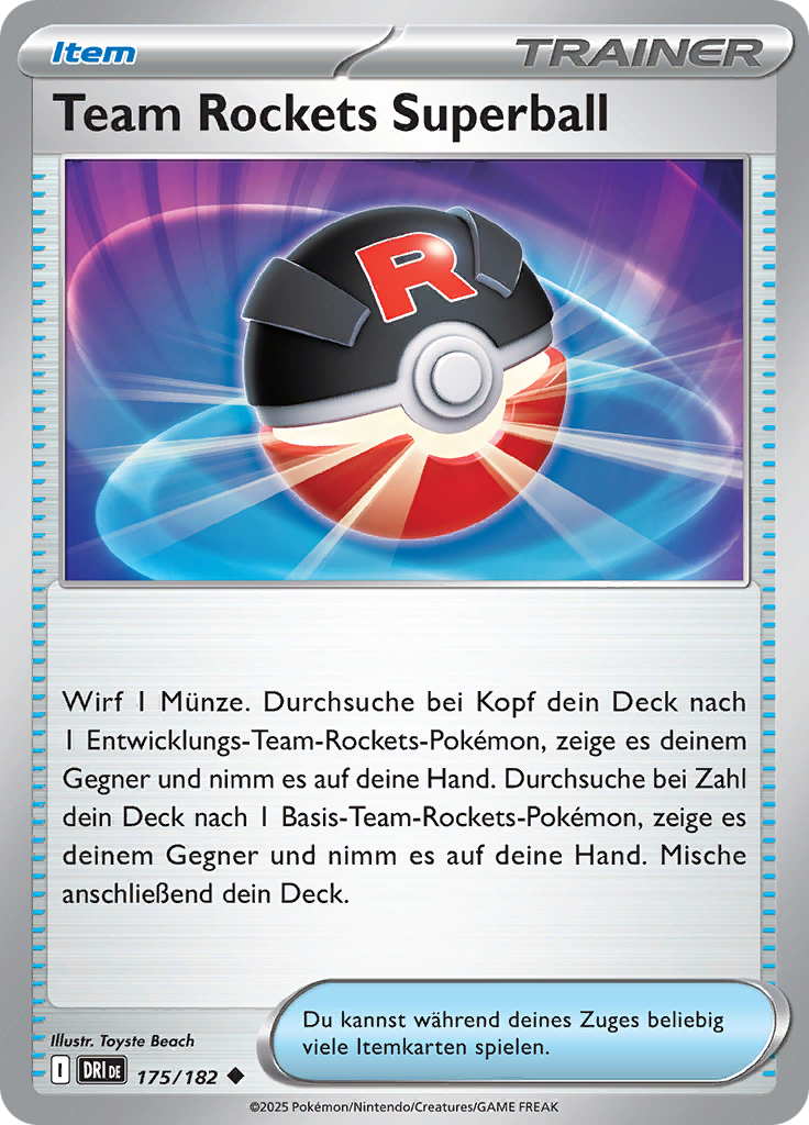 Team Rockets Superball (Reverse Holo)