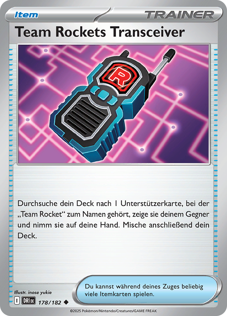 Team Rockets Transceiver (Reverse Holo)