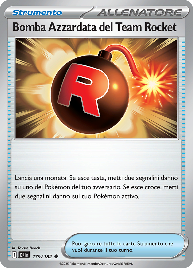 Bomba Azzardata del Team Rocket (Reverse Holo)