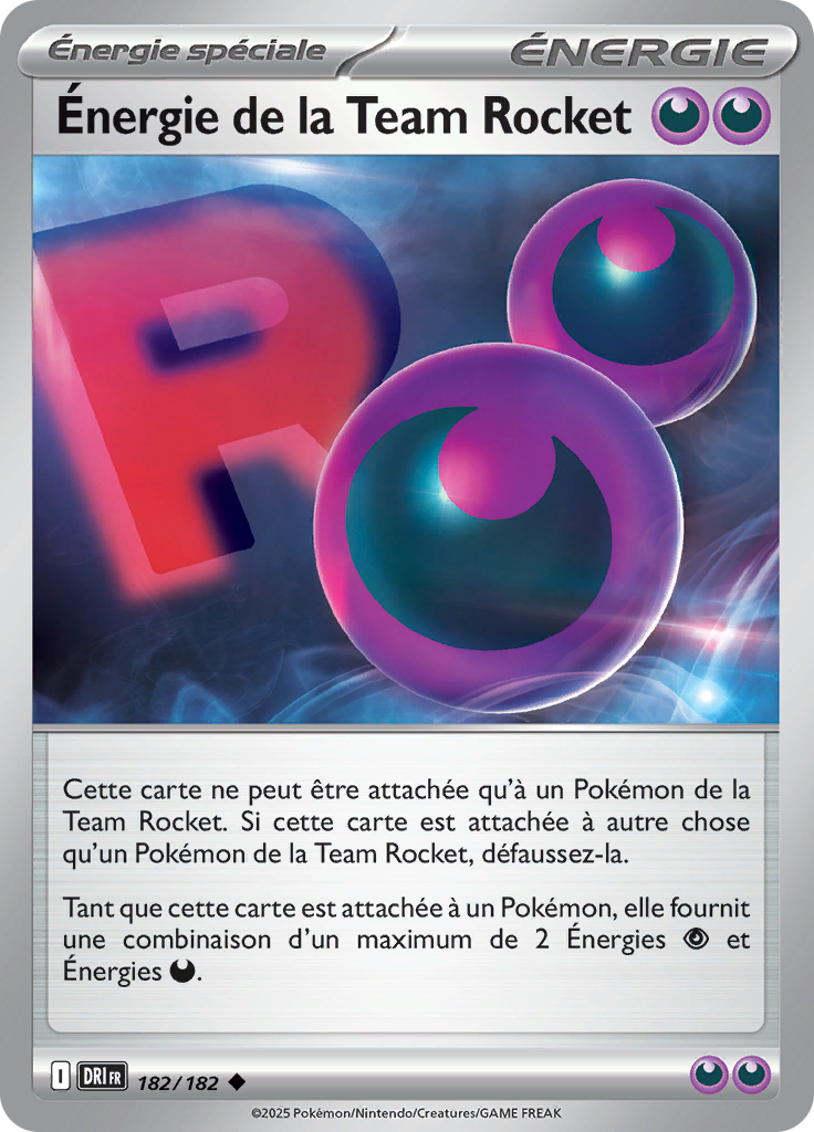 Énergie de la Team Rocket (Reverse Holo)