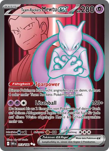 Team Rockets Mewtu-ex
