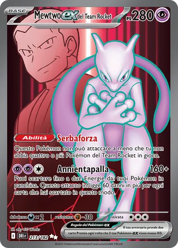 Mewtwo-ex del Team Rocket