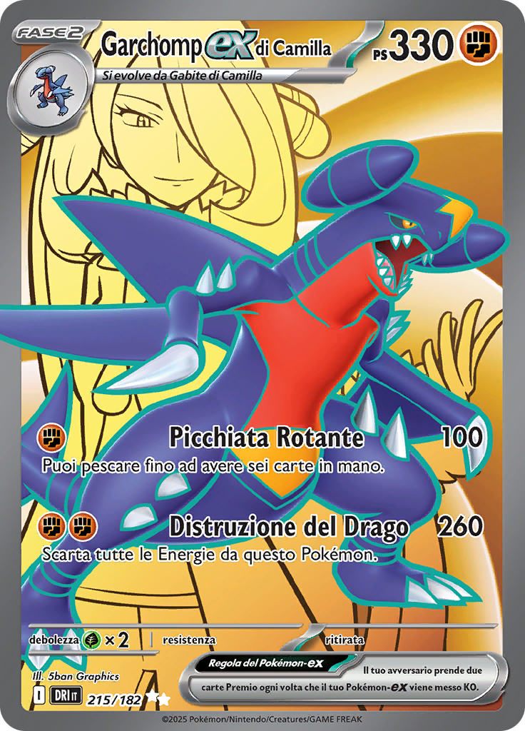 Garchomp-ex di Camilla
