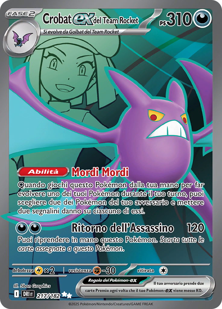 Crobat-ex del Team Rocket