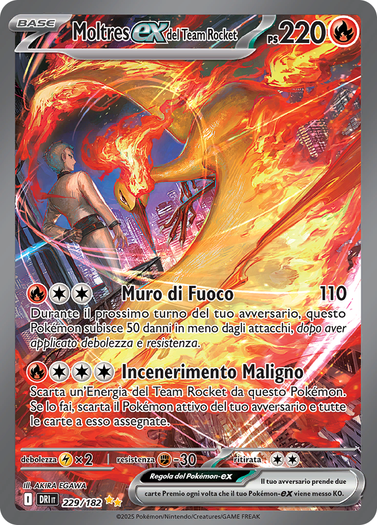Moltres-ex del Team Rocket