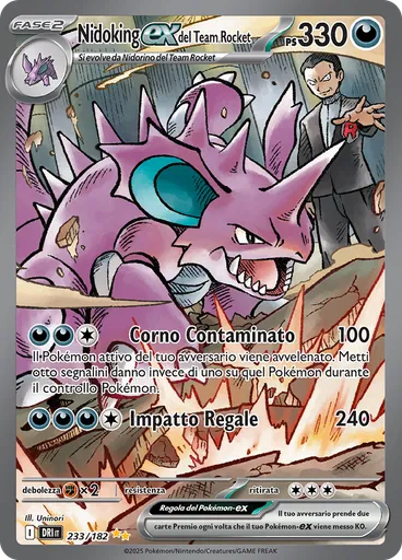 Nidoking-ex del Team Rocket — Rivali Predestinati