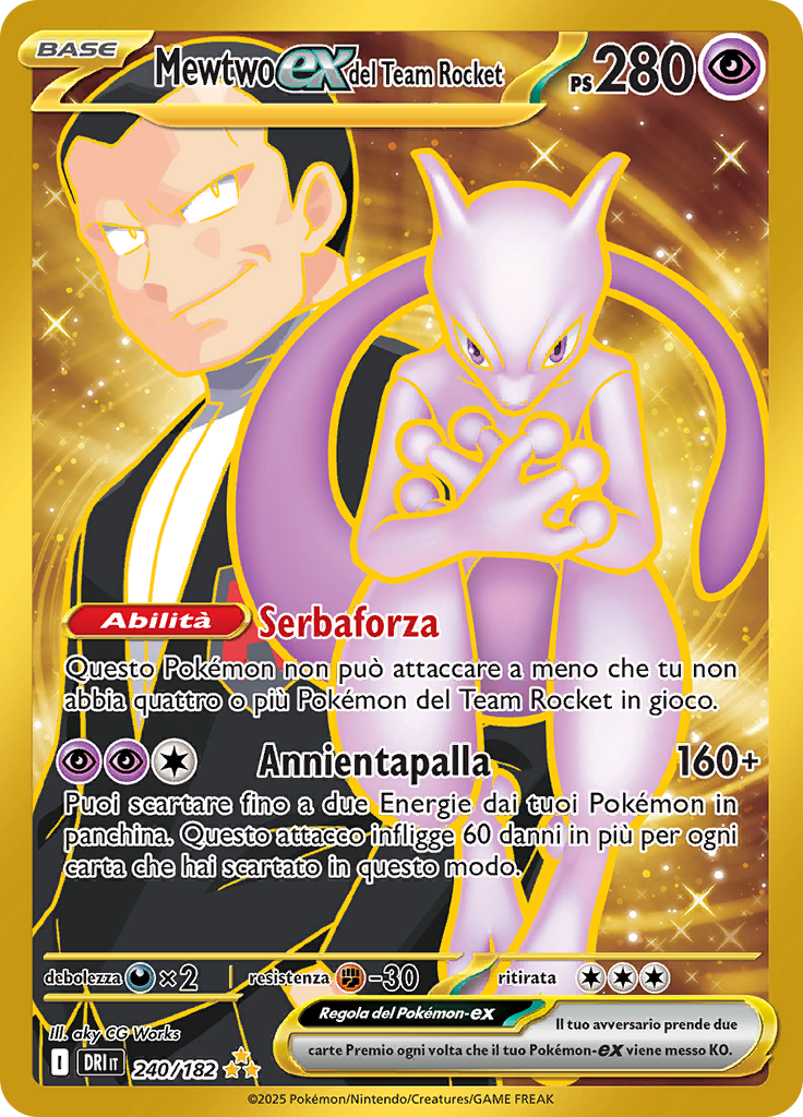 Mewtwo-ex del Team Rocket