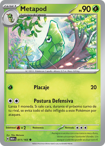 Metapod (Reverse Holo)