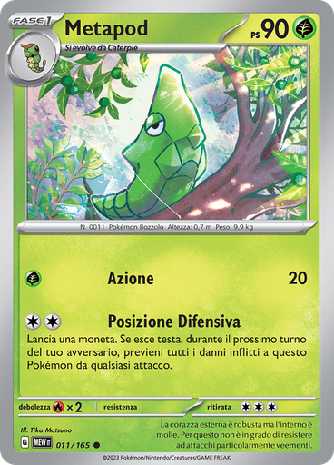 Metapod (Reverse Holo)