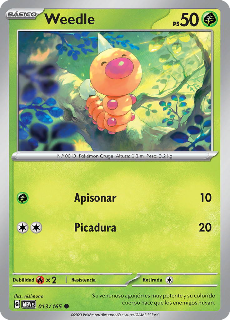 Weedle (Reverse Holo)