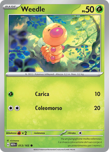 Weedle (Reverse Holo)