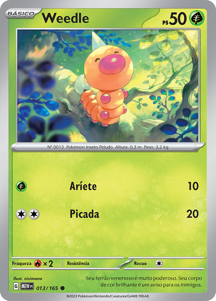 Weedle (Reverse Holo)