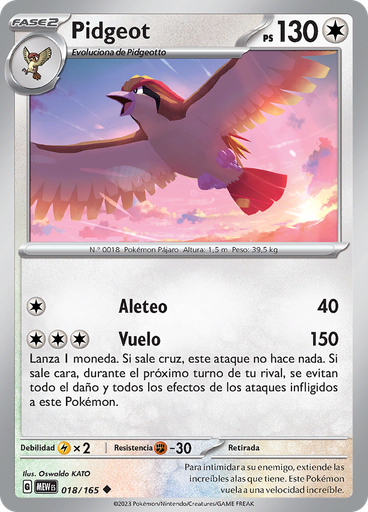 Pidgeot (Reverse Holo)