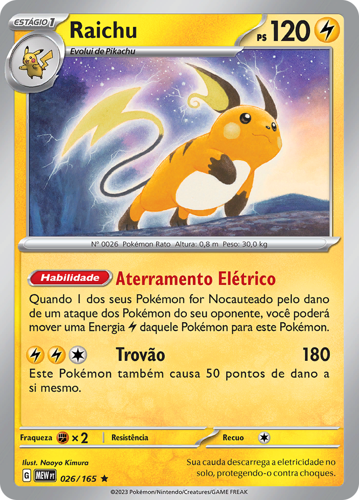 Raichu (Reverse Holo)