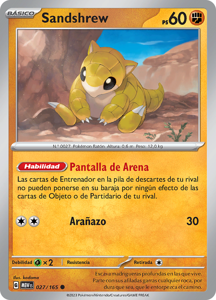 Sandshrew (Reverse Holo)