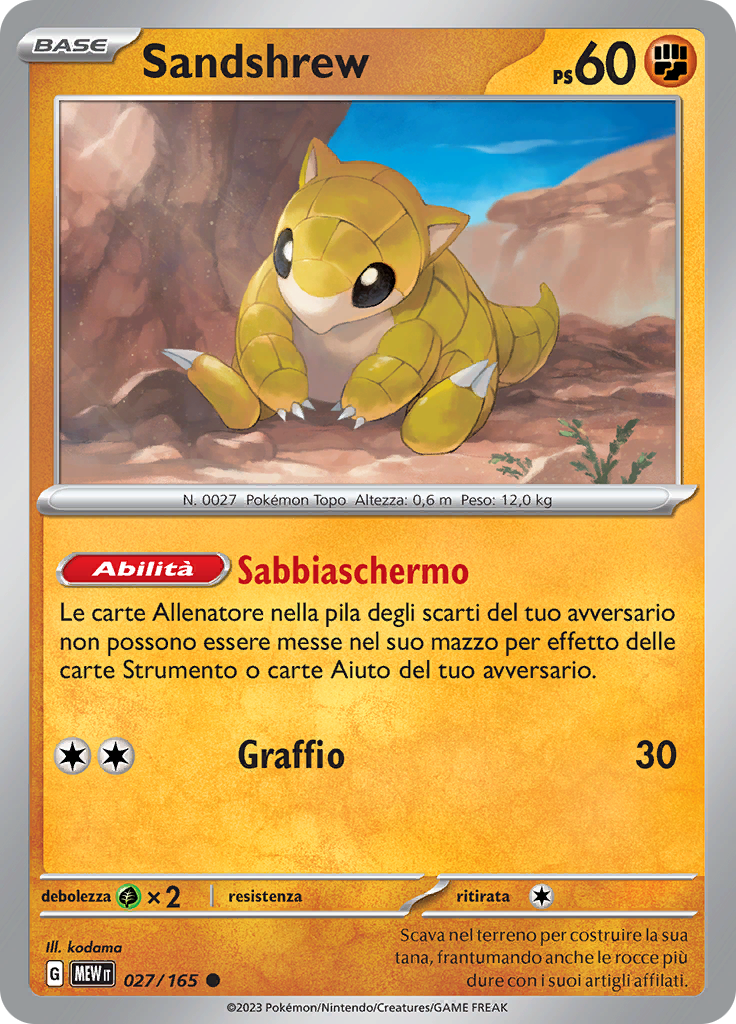 Sandshrew (Reverse Holo)