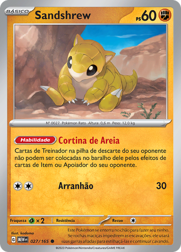 Sandshrew (Reverse Holo)