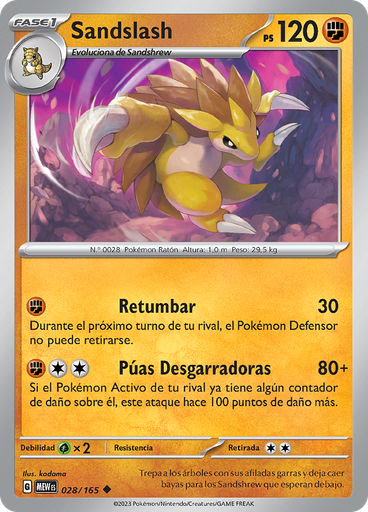 Sandslash (Reverse Holo)