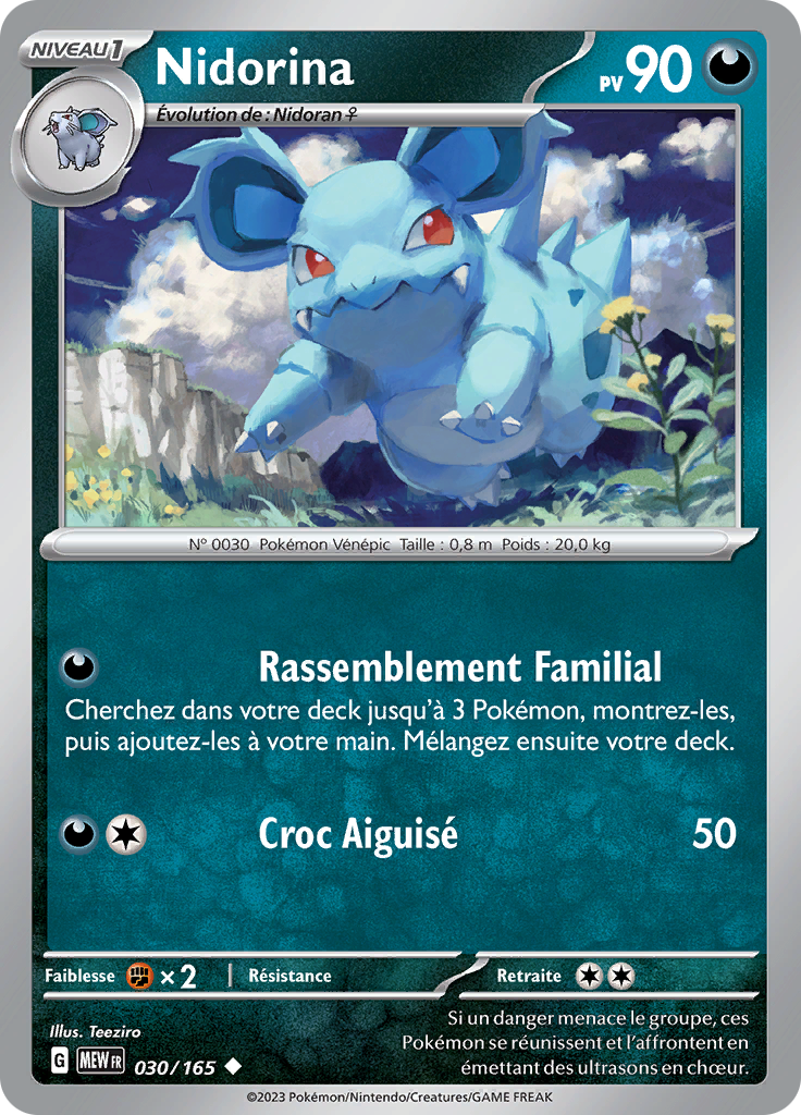 Nidorina (Reverse Holo)