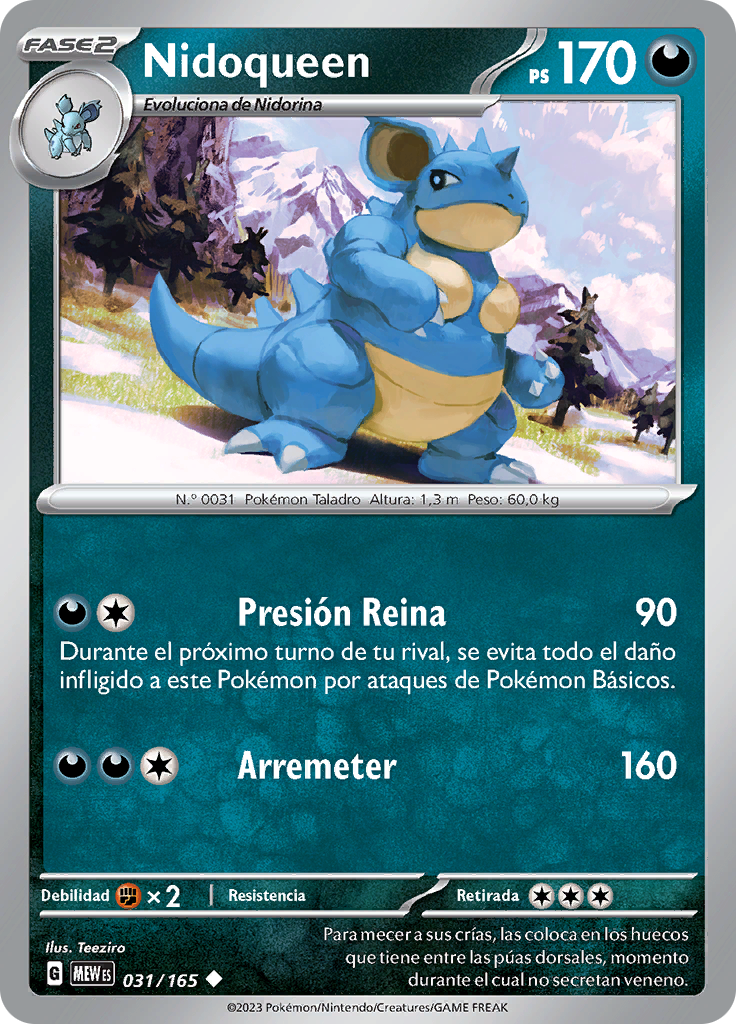 Nidoqueen (Reverse Holo)