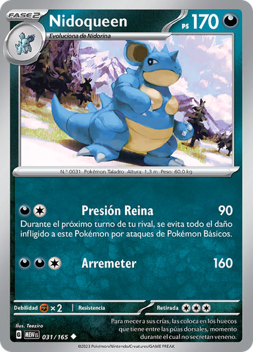 Nidoqueen (Reverse Holo)