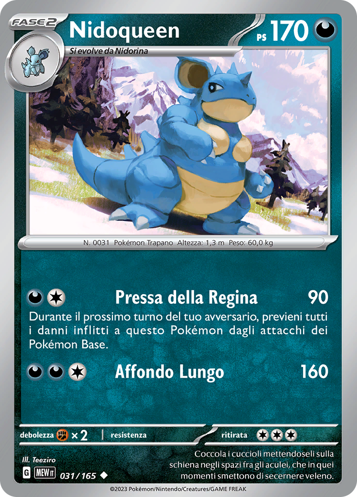 Nidoqueen (Reverse Holo)