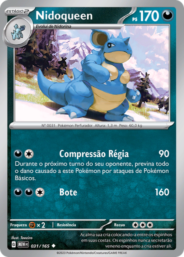 Nidoqueen (Reverse Holo)