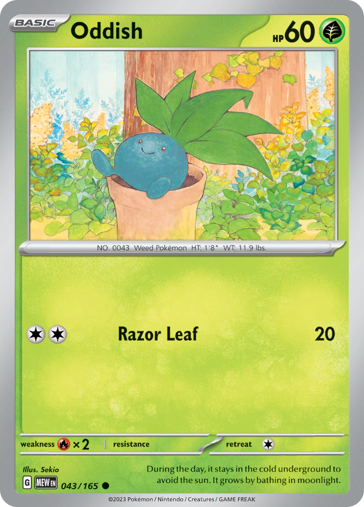 Oddish (Reverse Holo)