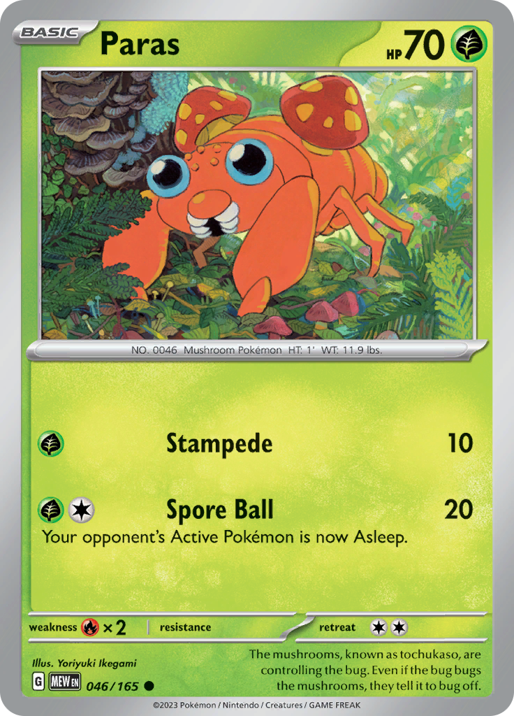 Paras (Reverse Holo)
