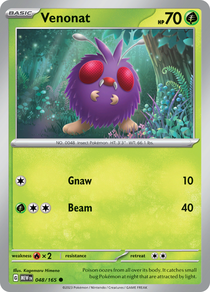 Venonat (Reverse Holo)
