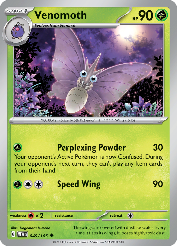Venomoth (Reverse Holo)