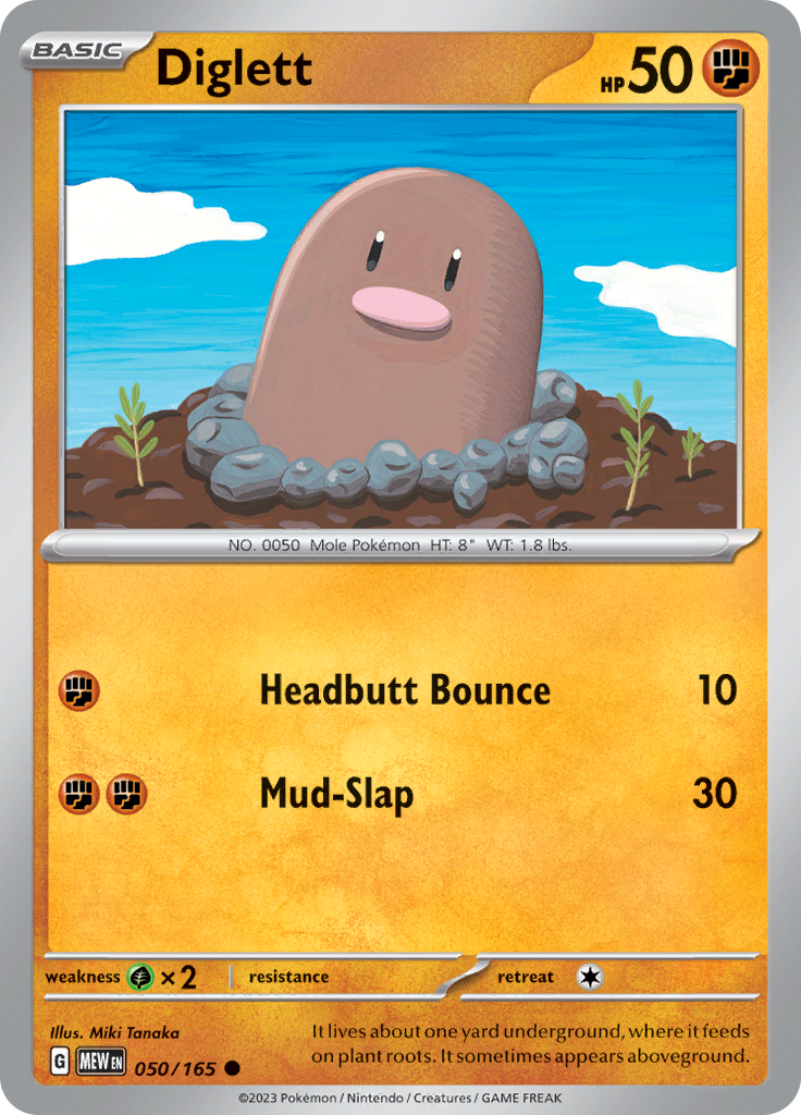 Diglett (Reverse Holo)