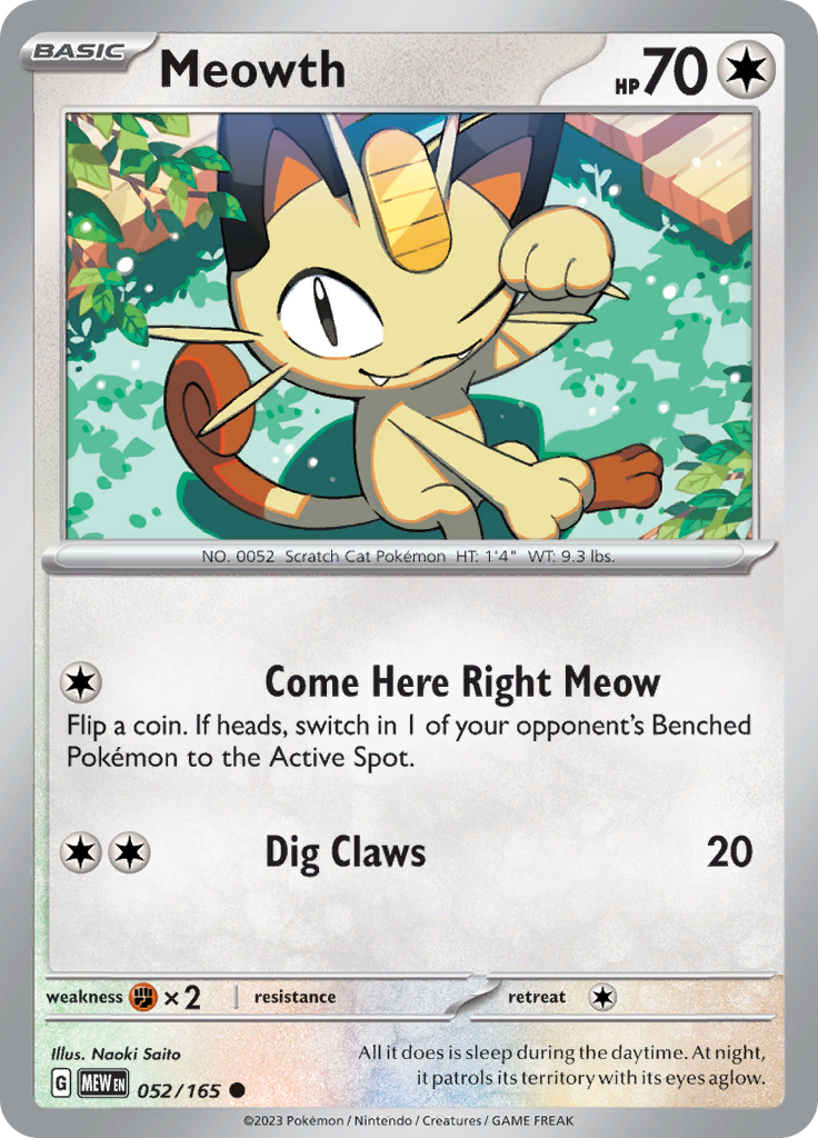 Meowth (Reverse Holo)