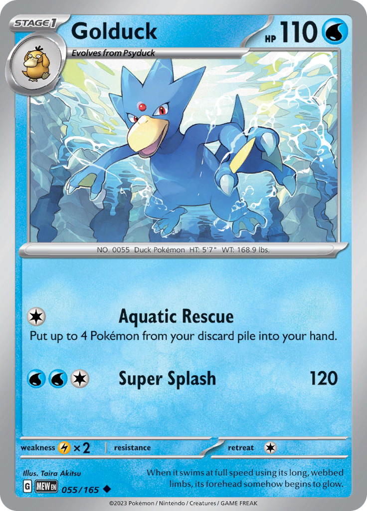 Golduck (Reverse Holo)