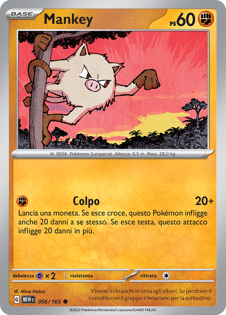 Mankey (Reverse Holo)