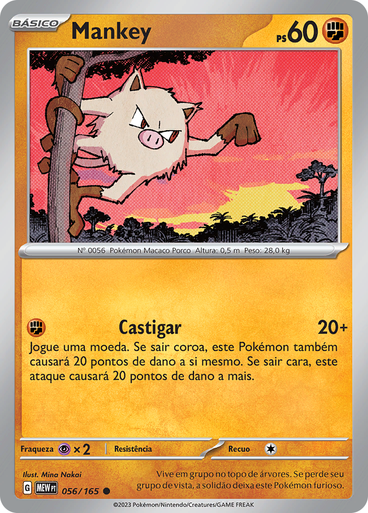 Mankey (Reverse Holo)