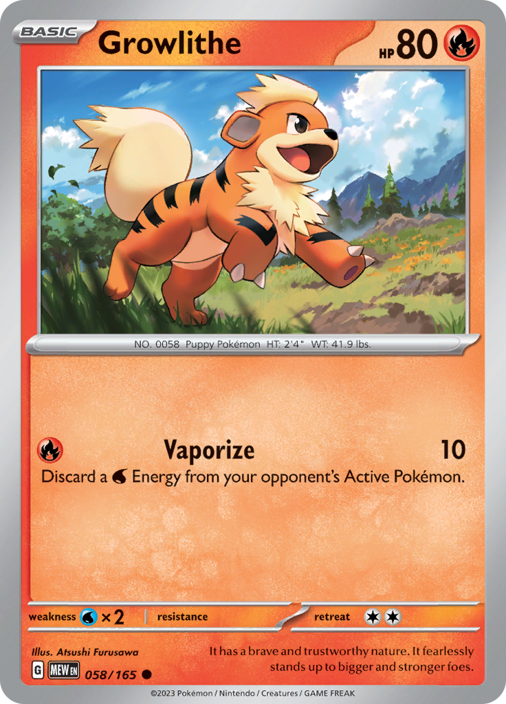 Growlithe (Reverse Holo)