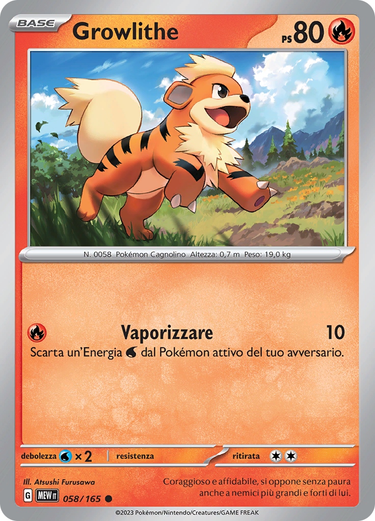 Growlithe (Reverse Holo)