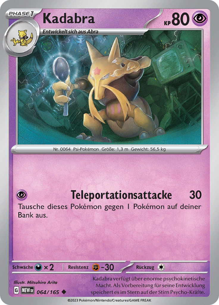 Kadabra (Reverse Holo)