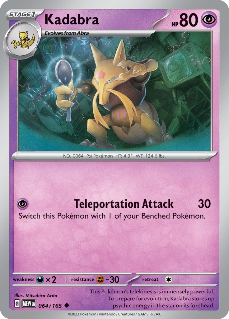 Kadabra (Reverse Holo)