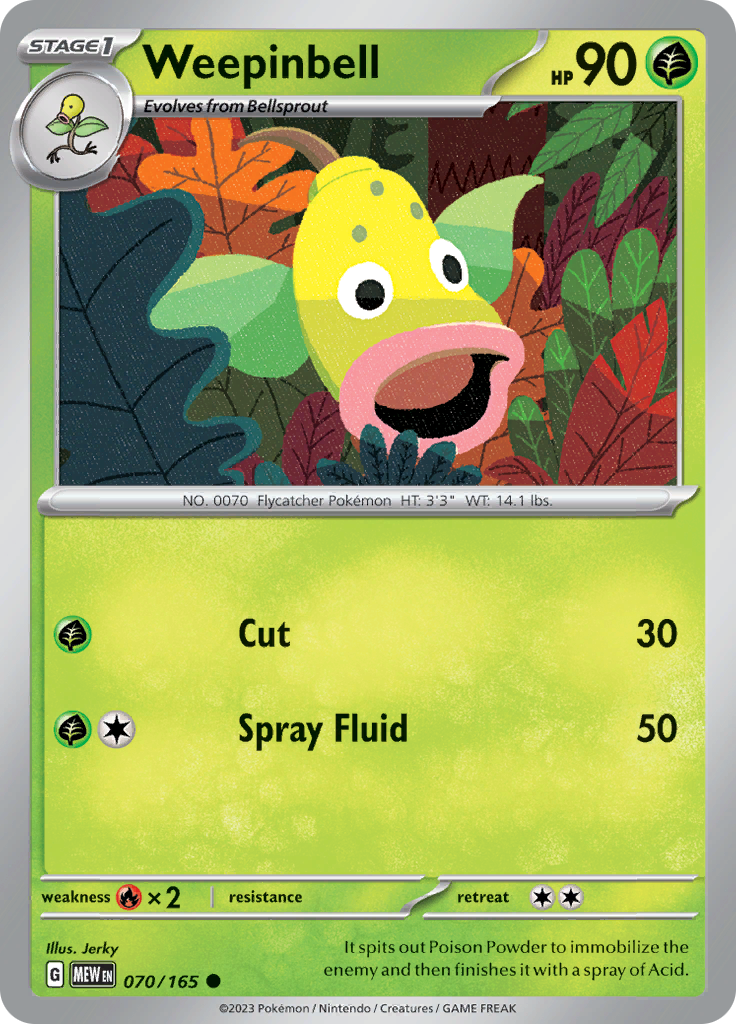 Weepinbell (Reverse Holo)