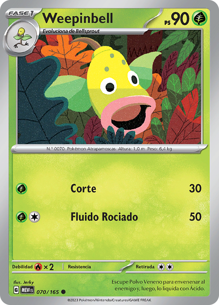 Weepinbell (Reverse Holo)
