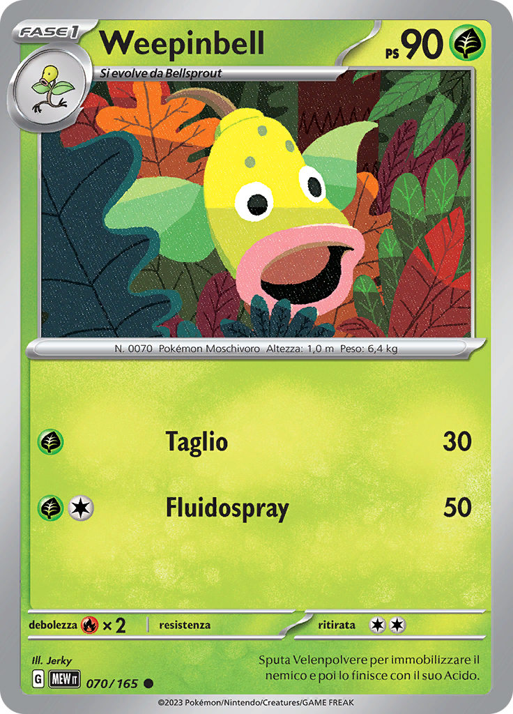 Weepinbell (Reverse Holo)